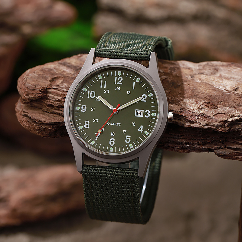 New canvas clothing men's watc - đánh giá và giá Solar Powered Watch