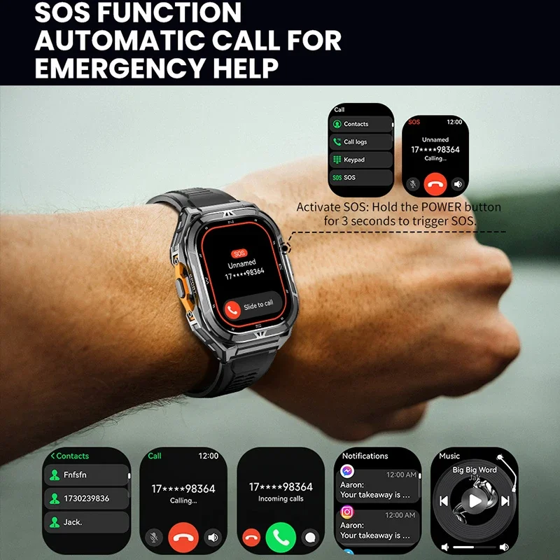 Luxury AMOLED Smartwatch Real  - đánh giá và giá Smartwatch Digital Watches For Men