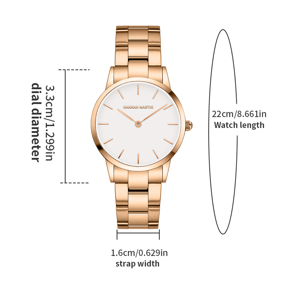 Womens Watch Rose Gold Stainle - đánh giá và giá Anti-Magnetic Watch