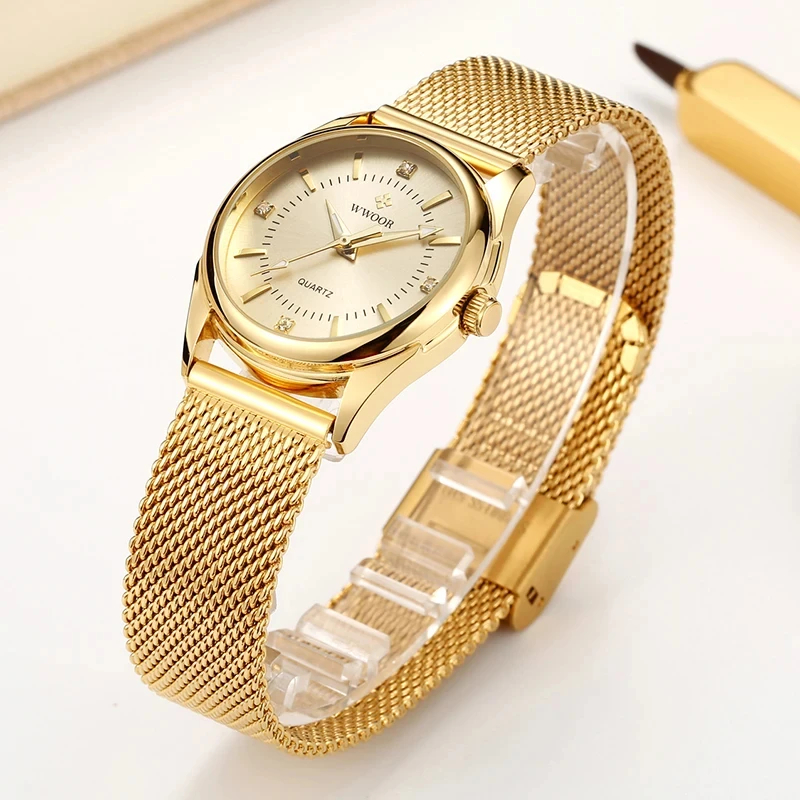 Đồng Hồ Nam WWOOR Thương Hiệu  - đánh giá và giá Mesh Stainless Strap
