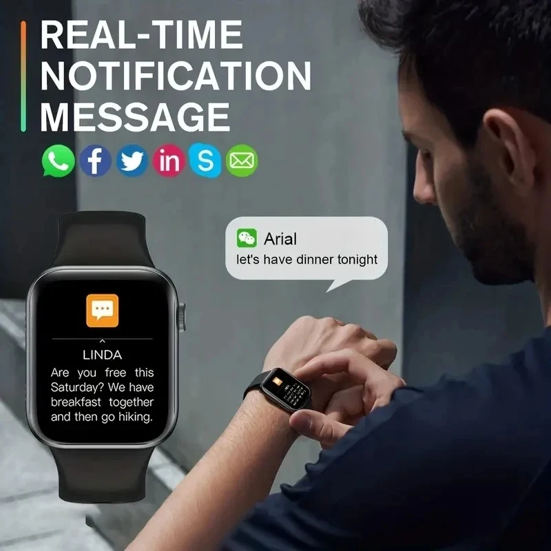 2025 New Smartwatch For Men An - đánh giá và giá Smartwatch Square Watches For Men