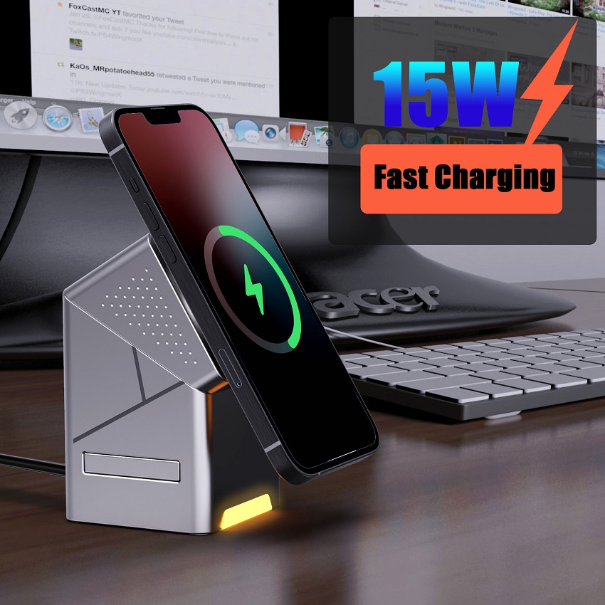 3 in 1 Magnetic Wireless Charg - đánh giá và giá Watches Smartwatch Samsung