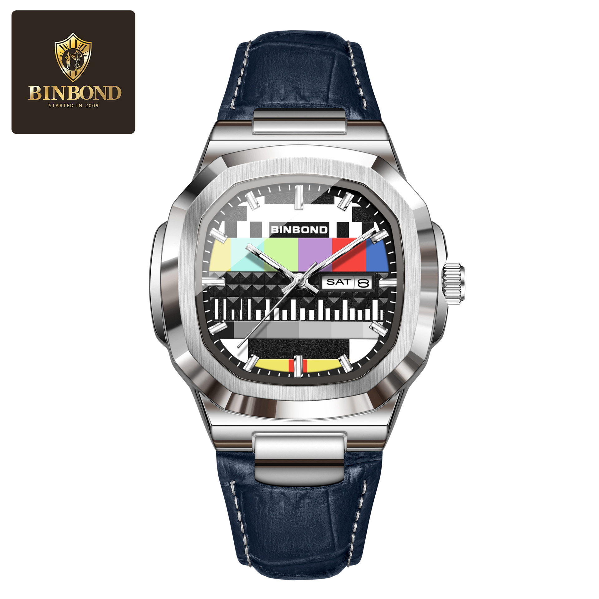 BINBOND  Genuine Square Watch  - đánh giá và giá Smartwatch Square Watches For Men