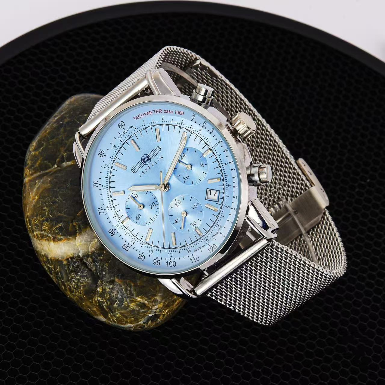 2026 New Collection Zeppelin M - đánh giá và giá Mesh Stainless Strap